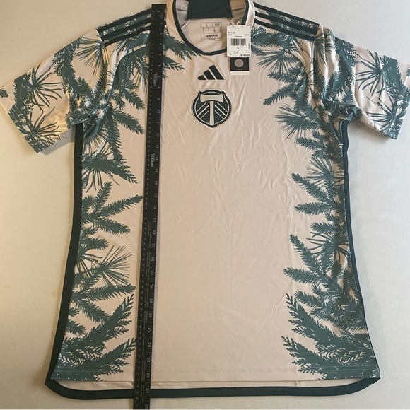 Adidas Portland Timbers x The Nature Conservancy Jersey Men L SLIM MLS Soccer - Picture 12 of 12